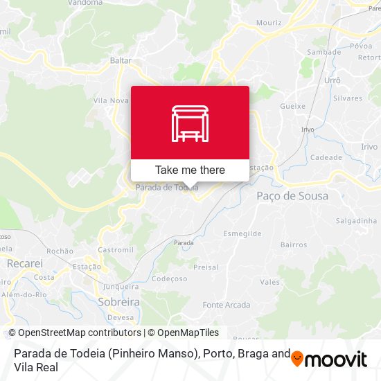 Parada de Todeia (Pinheiro Manso) map