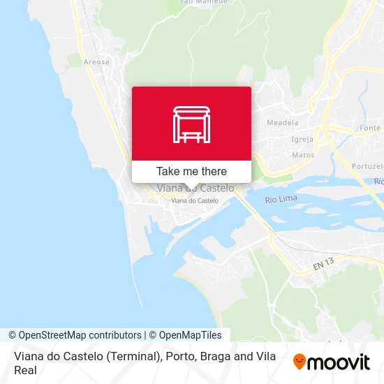 Viana do Castelo (Terminal) map