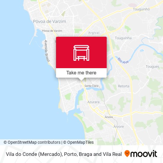 Vila do Conde (Mercado) map