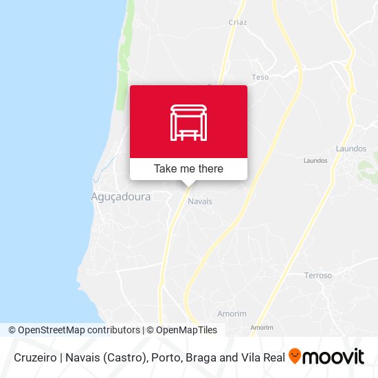 Cruzeiro | Navais (Castro) map