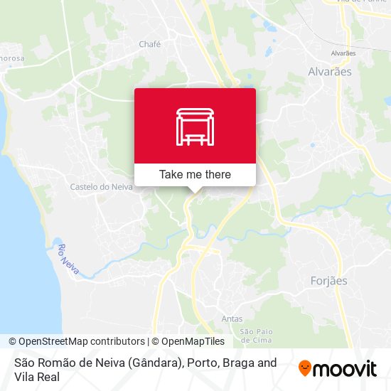 São Romão de Neiva (Gândara) map