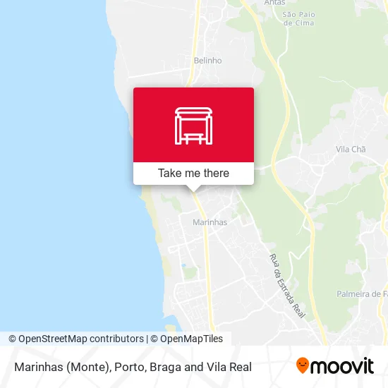 Marinhas (Monte) map