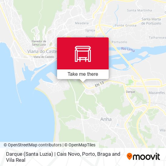 Darque (Santa Luzia) | Cais Novo mapa