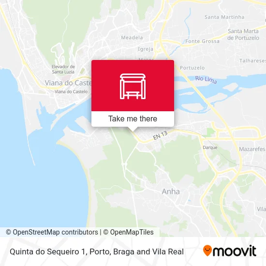 Quinta do Sequeiro 1 map