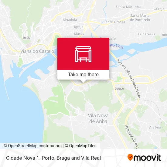 Cidade Nova 1 map