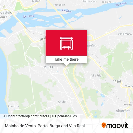 Moinho de Vento map