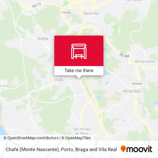 Chafé (Monte Nascente) map