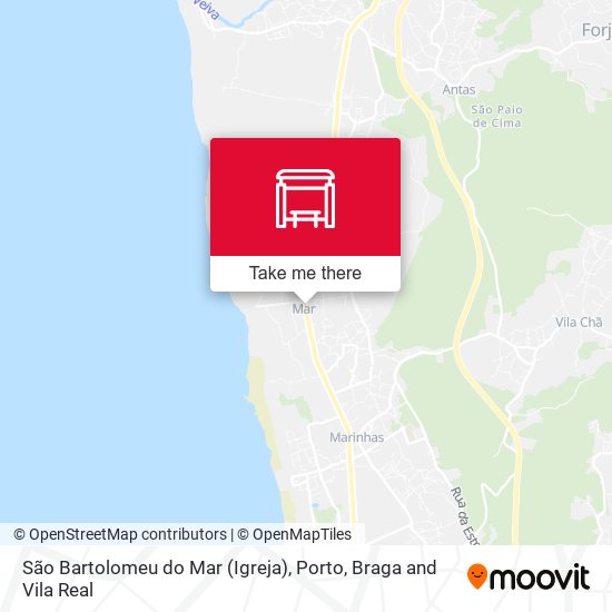 São Bartolomeu do Mar (Igreja) map