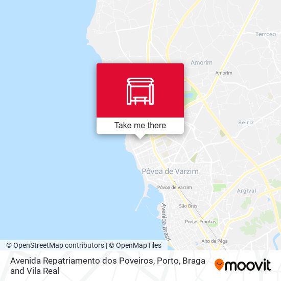 Avenida Repatriamento dos Poveiros map