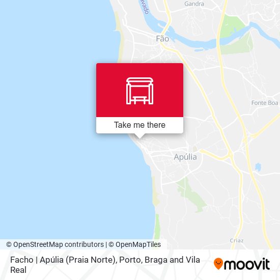 Facho | Apúlia (Praia Norte) map
