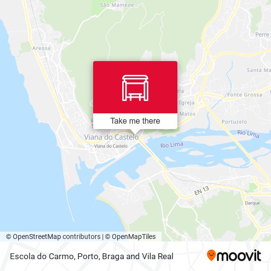 Escola do Carmo map