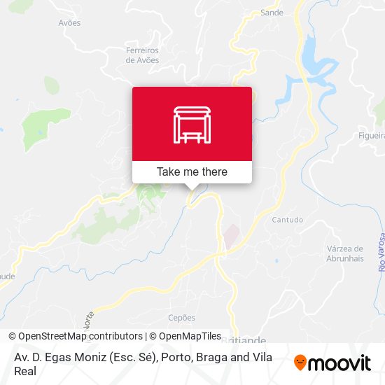 Av. D. Egas Moniz (Esc. Sé) map
