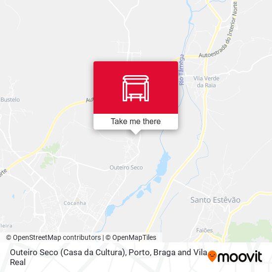 Outeiro Seco (Casa da Cultura) map