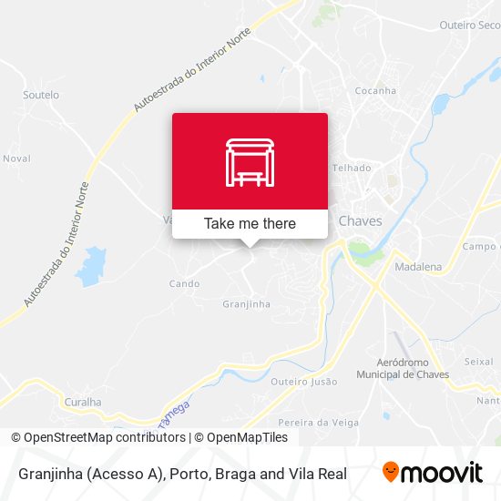 Granjinha (Acesso A) mapa