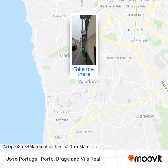 José Portugal map