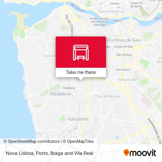 Nova Lisboa mapa