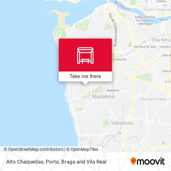 Alto das Chaquedas map