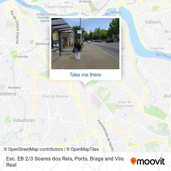 Esc. EB 2/3 Soares dos Reis map