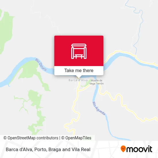 Barca d'Alva map