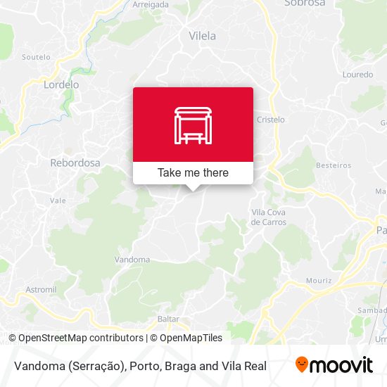 Vandoma (Serração) map