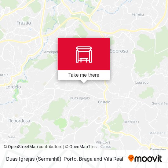 Duas Igrejas (Serminhã) map