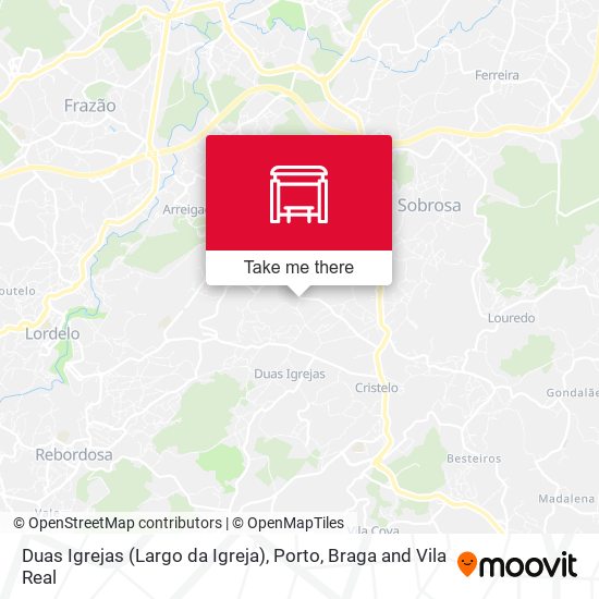 Duas Igrejas (Largo da Igreja) map