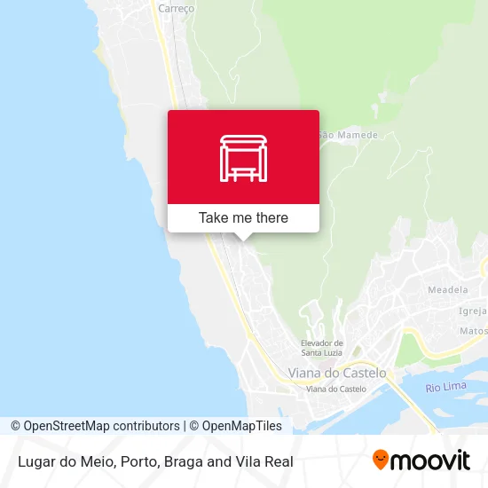 Lugar do Meio map