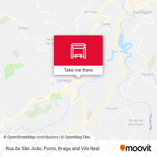 Rua de São João map