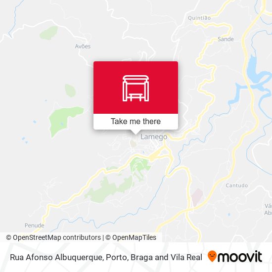 Rua Afonso Albuquerque mapa