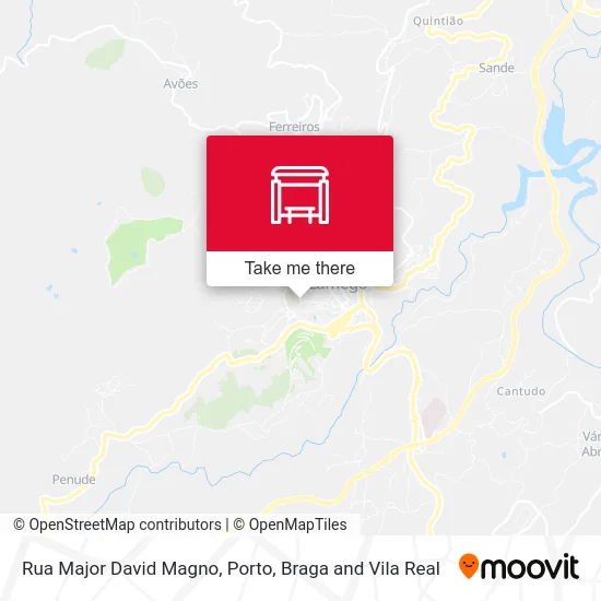 Rua Major David Magno map