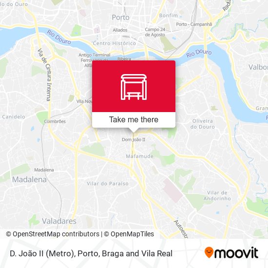 D. João II (Metro) map