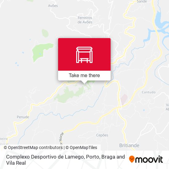 Complexo Desportivo de Lamego map