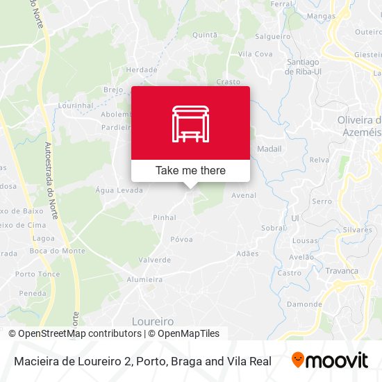 Macieira de Loureiro 2 mapa