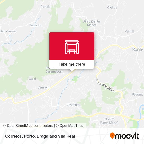 Correios mapa