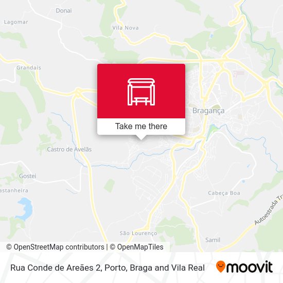 Rua Conde de Areães 2 mapa