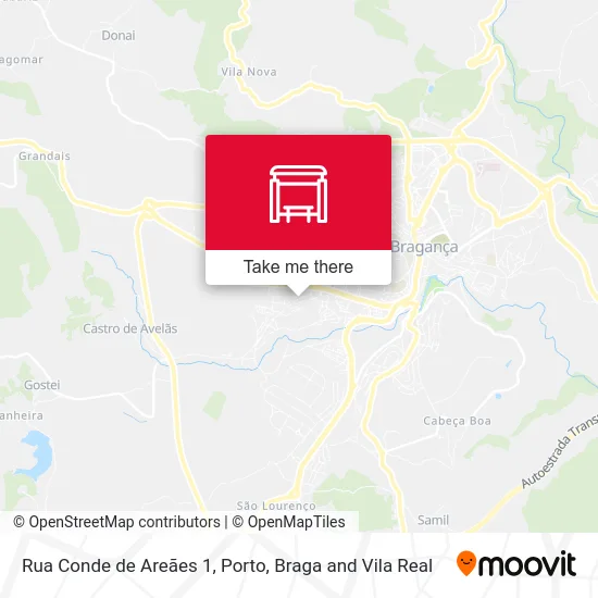 Rua Conde de Areães 1 map