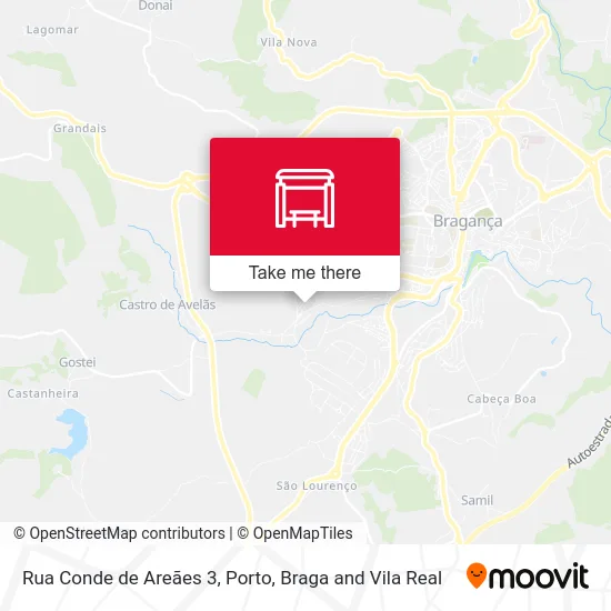 Rua Conde de Areães 3 map