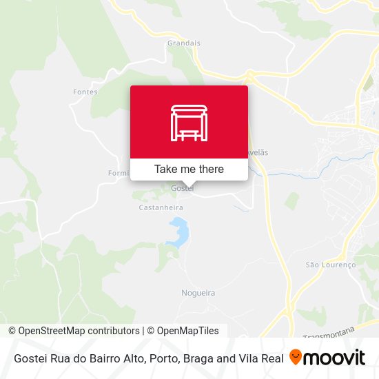 Gostei Rua do Bairro Alto map