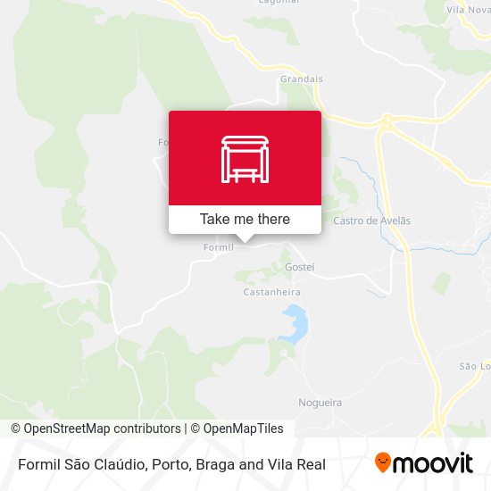 Formil São Claúdio map