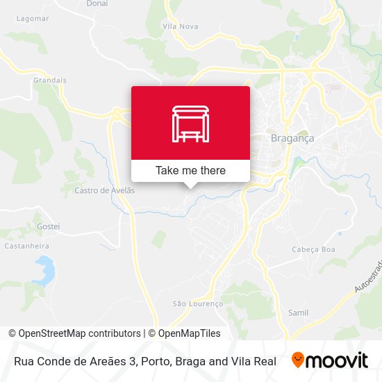 Rua Conde de Areães 3 map