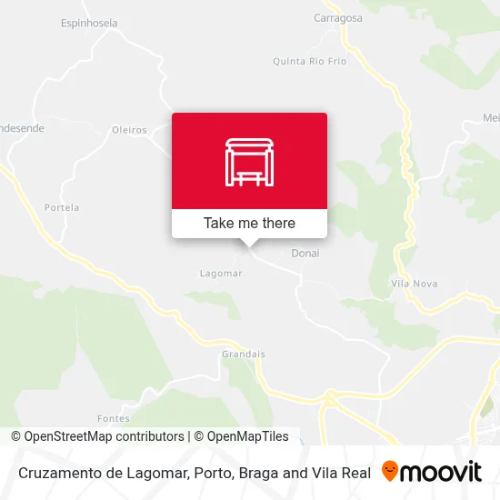 Cruzamento de Lagomar map