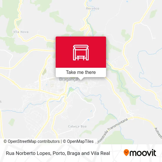 Rua Norberto Lopes mapa