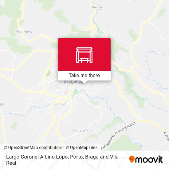 Largo Coronel Albino Lopo mapa