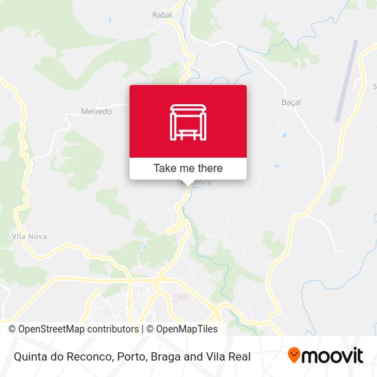 Quinta do Reconco mapa