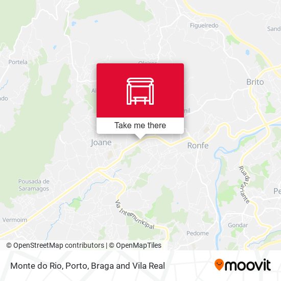 Monte do Rio map