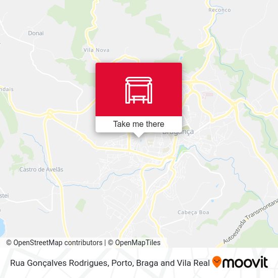 Rua Gonçalves Rodrigues mapa