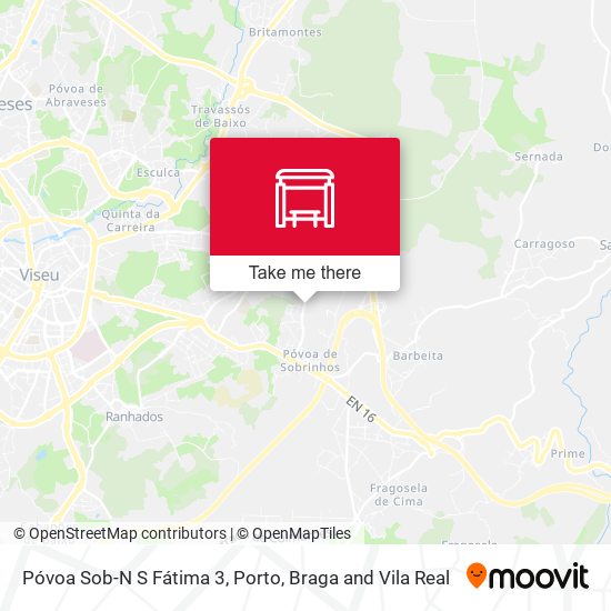 Póvoa Sob-N S Fátima 3 map