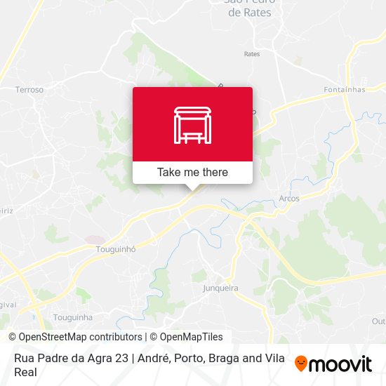 Rua Padre da Agra 23 | André map