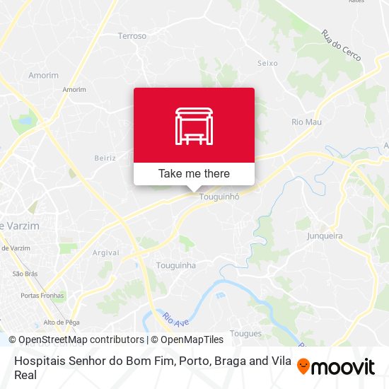 Hospitais Senhor do Bom Fim map