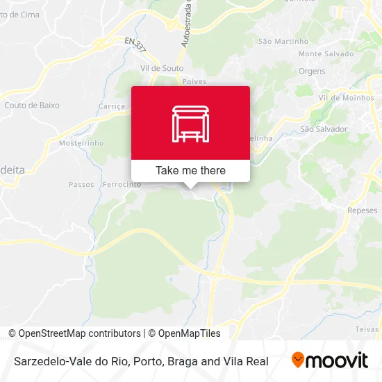 Sarzedelo-Vale do Rio map